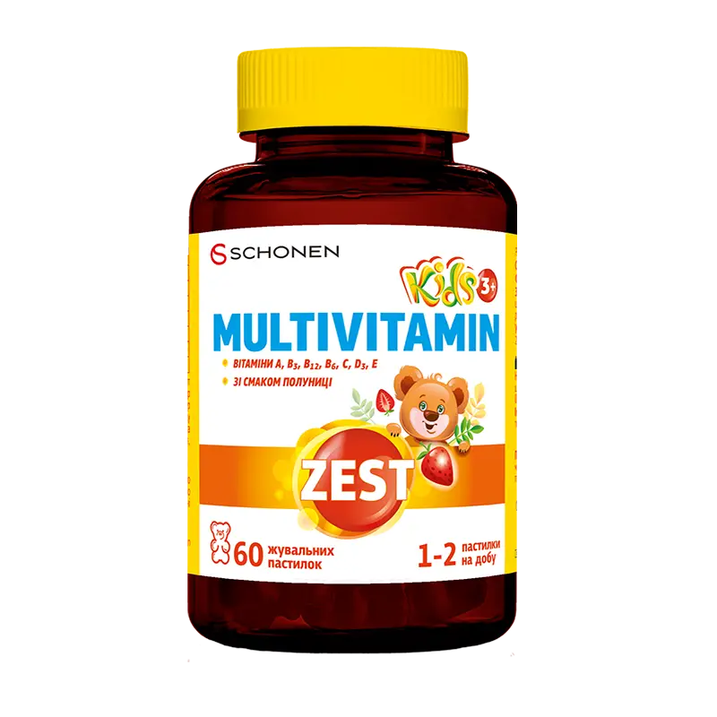 Банка ZEST KIDS Multivitamina