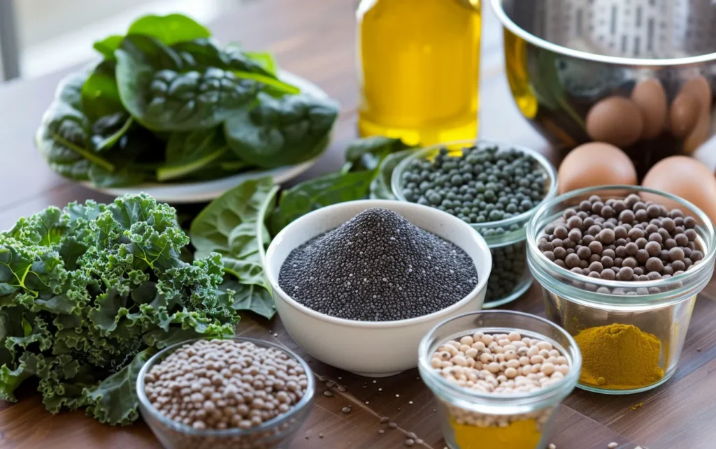 healthy foods containing iron zest ferrum