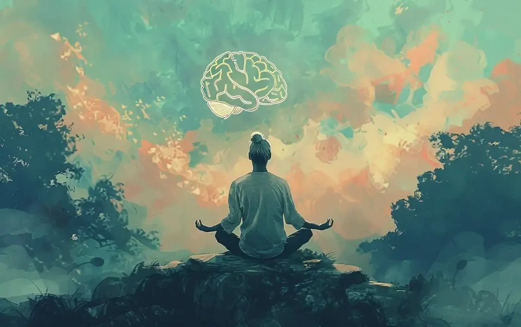 woman mindfullness meditation healthy brain zest memory
