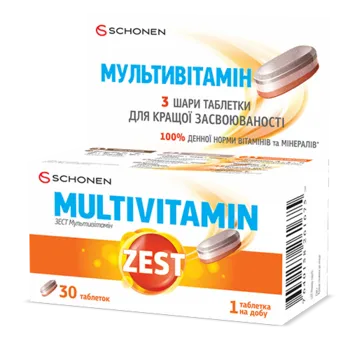 Упаковка ZEST Мультивитамин