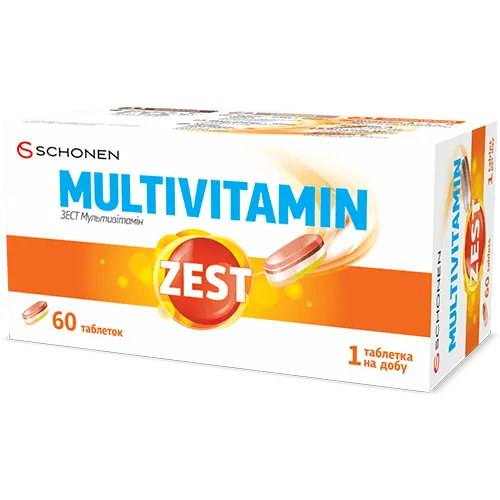 ZEST Multivitamin 60 таблеток