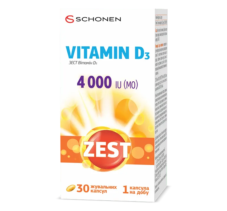 ZEST Vitamin D3 4000 IU