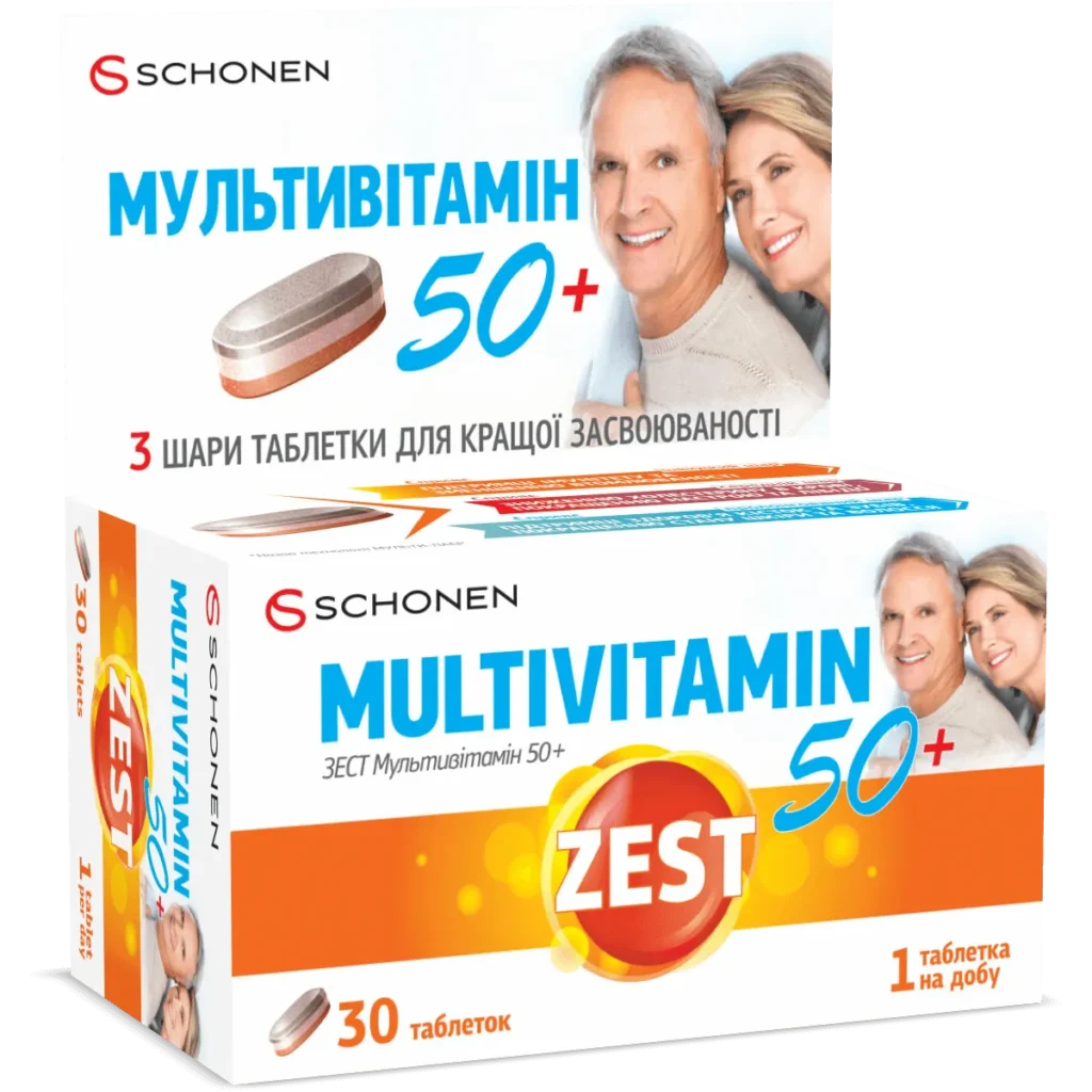 ZEST Multivitamin 50+