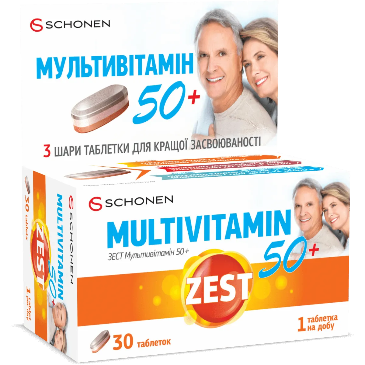 ZEST Multivitamin 50+