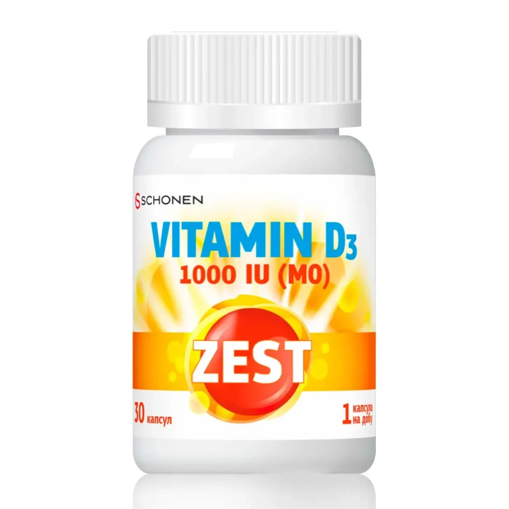 ZEST Vitamin D3 1000 IU