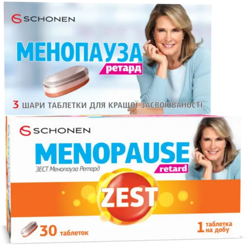 ZEST Menopause 30 таблеток