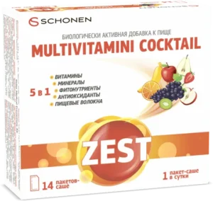 Упаковка ZEST Multivitamini Cocktail